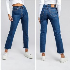 Levi's Premium Wedgie Straight High Rise Jeans